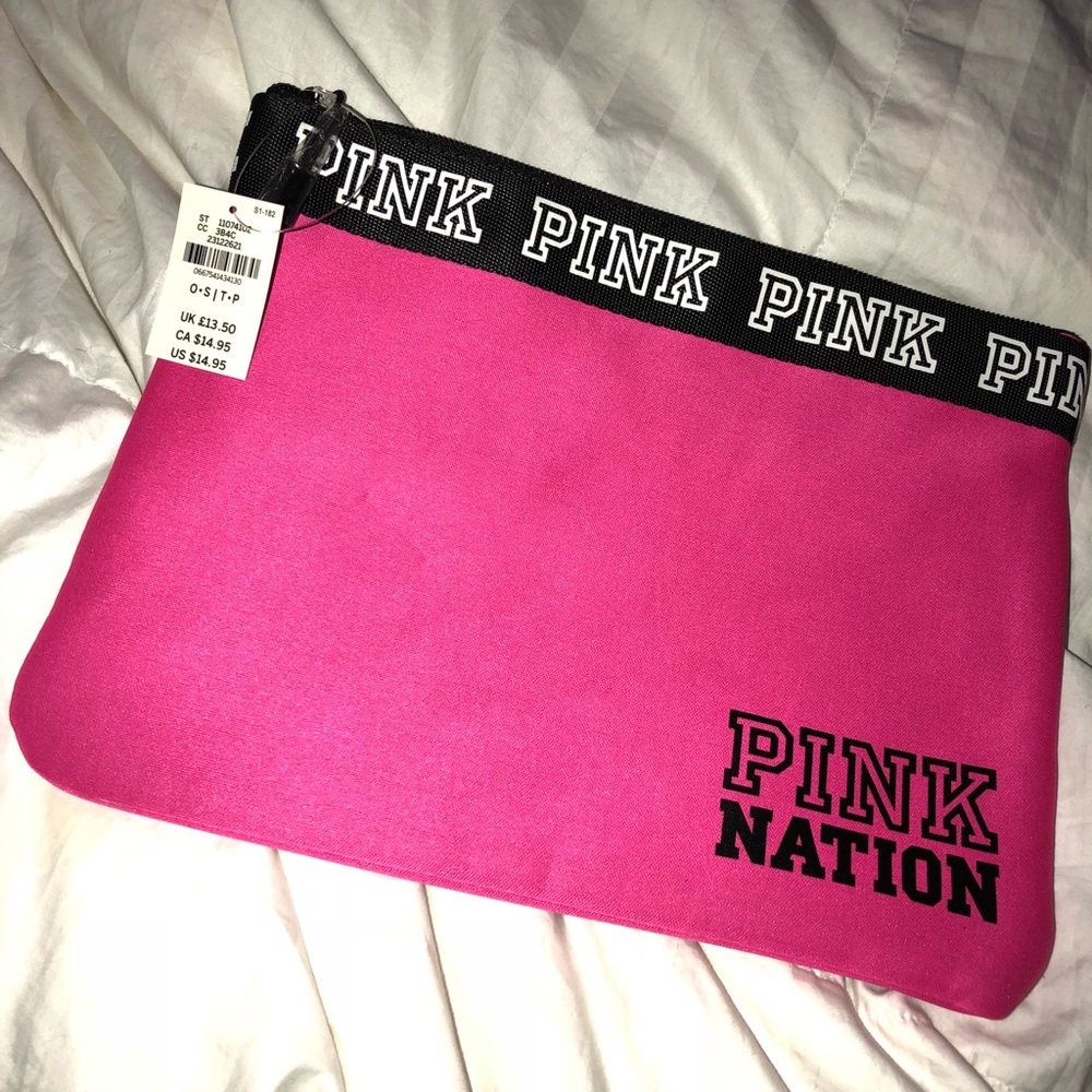VS PINK makeup bag